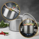 GARNEK GASTRONOMICZNY Z POKRYWĄ STALOWĄ Ø30cm 14L KINGHOFF KH-2022