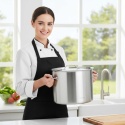 GARNEK GASTRONOMICZNY Z POKRYWĄ STALOWĄ Ø36cm 24L KINGHOFF KH-2024