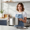 GARNEK GASTRONOMICZNY Z POKRYWĄ STALOWĄ Ø40cm 32L KINGHOFF KH-2026