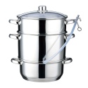 SOKOWNIK PAROWY 8L INDUKCJA GAZ KLAUSBERG KB-9032 GARNEK DO SOKU