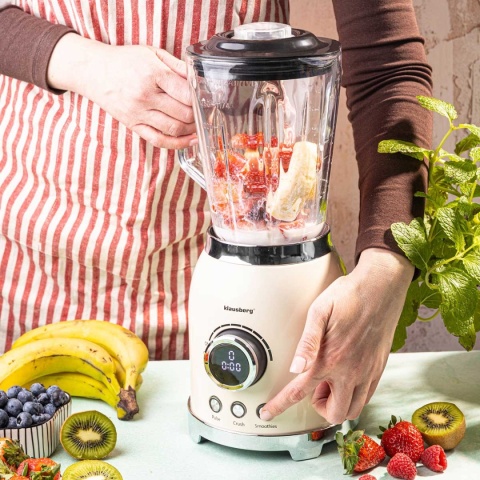 BLENDER KIELICHOWY WYŚWIETLACZ LED KLAUSBERG KB-9030 RETRO