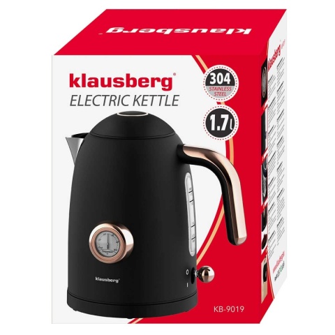CZAJNIK ELEKTRYCZNY 1,7L Z TERMOMETREM KLAUSBERG KB-9019
