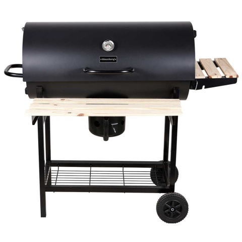 DUŻY GRILL WĘGLOWY NA KÓŁKACH Z PÓŁKAMI KLAUSBERG KB-9033