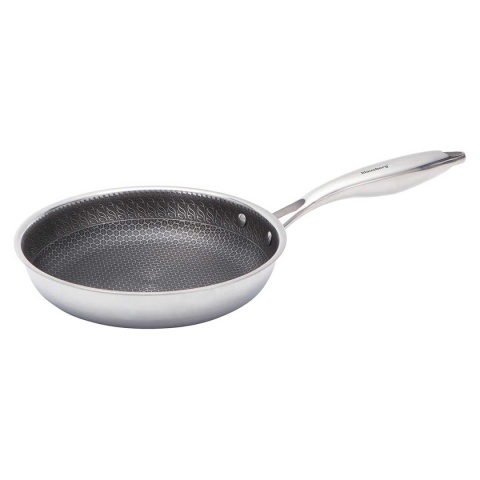 PATELNIA STALOWA 20cm Z POWŁOKĄ PLASTER MIODU KLAUSEBRG KB-9021