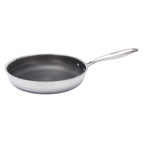 PATELNIA STALOWA 28cm Z POWŁOKĄ PLASTER MIODU KLAUSEBRG KB-9023