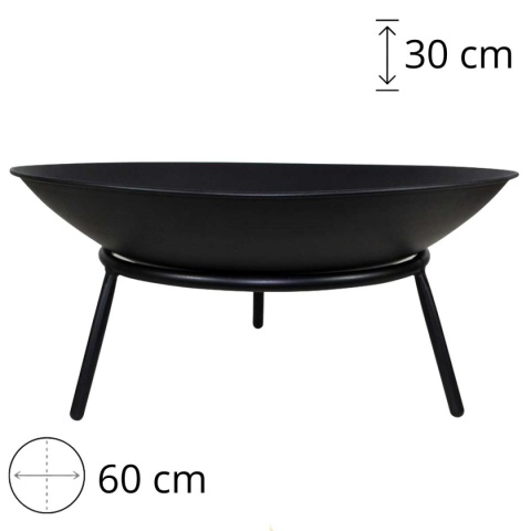 STALOWE PALENISKO OGRODOWE 60cm PALERMO