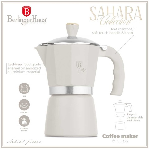 KAWIARKA ZAPARZACZ DO KAWY 300ml BERLINGER HAUS BH-8572 SAHARA