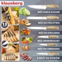 ZESTAW NOŻY KUCHENNYCH I DO STEKÓW W BLOKU KLAUSBERG KB-9038