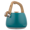 CZAJNIK STALOWY Z GWIZDKIEM 2,5L KLAUSBERG KB-9040 TURKUSOWY