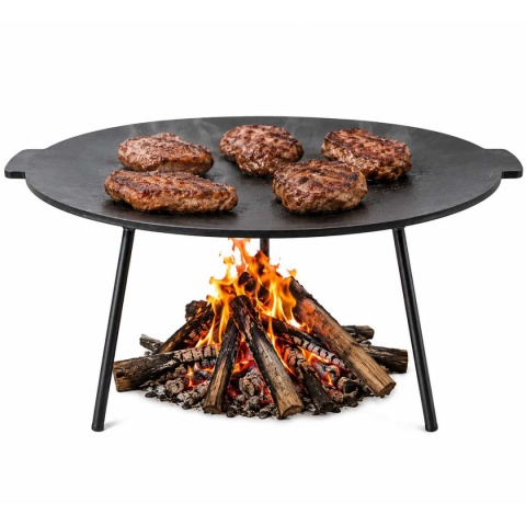 ŻELIWNA PŁYTA GRILLOWA NA NÓŻKACH Ø 45 cm DO OGNISKA PALENISKA 7772