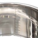 ZESTAW 6 ELEM. GARNKÓW STALOWYCH 16/20/24cm ZE SKŁADANYMI RĄCZKAMI 5664