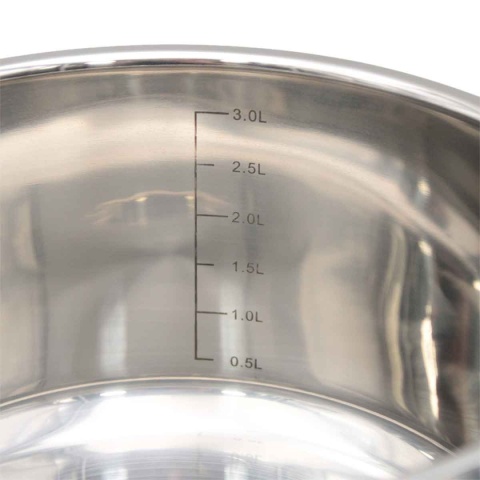 ZESTAW 6 ELEM. GARNKÓW STALOWYCH 16/20/24cm ZE SKŁADANYMI RĄCZKAMI 5664