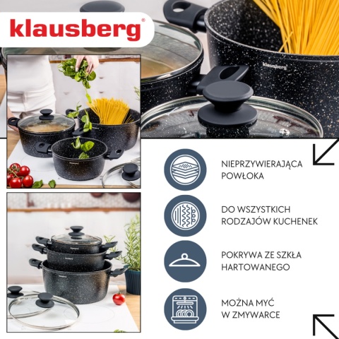 ZESTAW 6 ELEM. GARNKÓW MARMURKOWYCH KLAUSBERG KB-7960