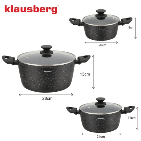 ZESTAW 6 ELEM. GARNKÓW MARMURKOWYCH KLAUSBERG KB-7960
